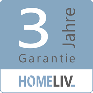  3 Jahre Garantie auf HOMELIV.