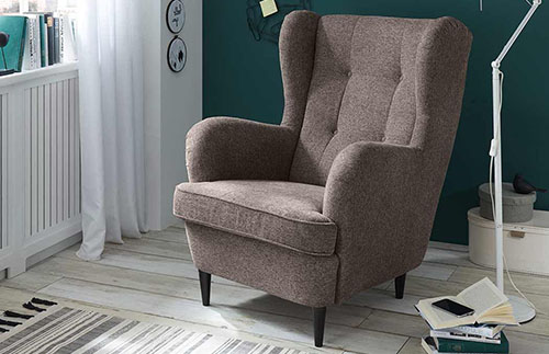 Sessel aus Webstoff