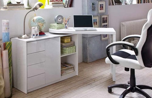 Schreibtische in Weiß